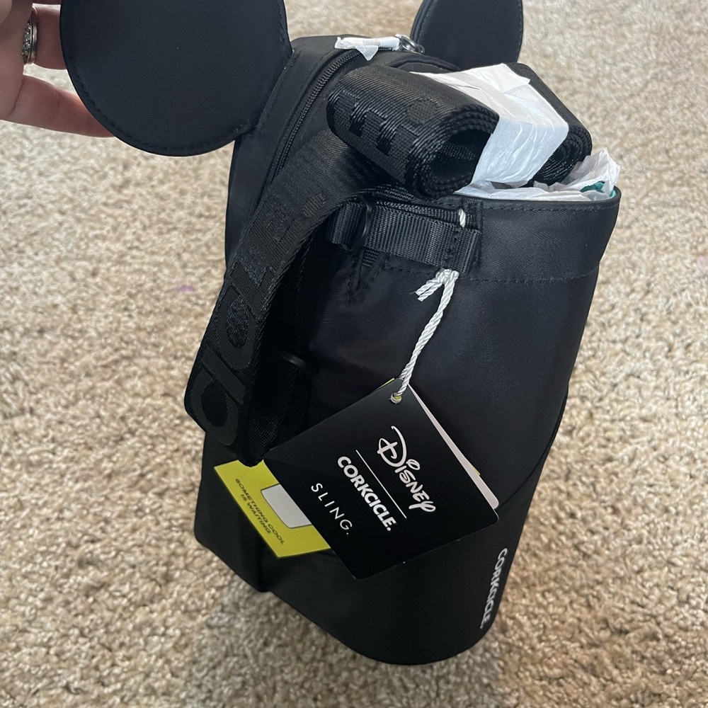 Corkcicle Black Disney Sling Bag